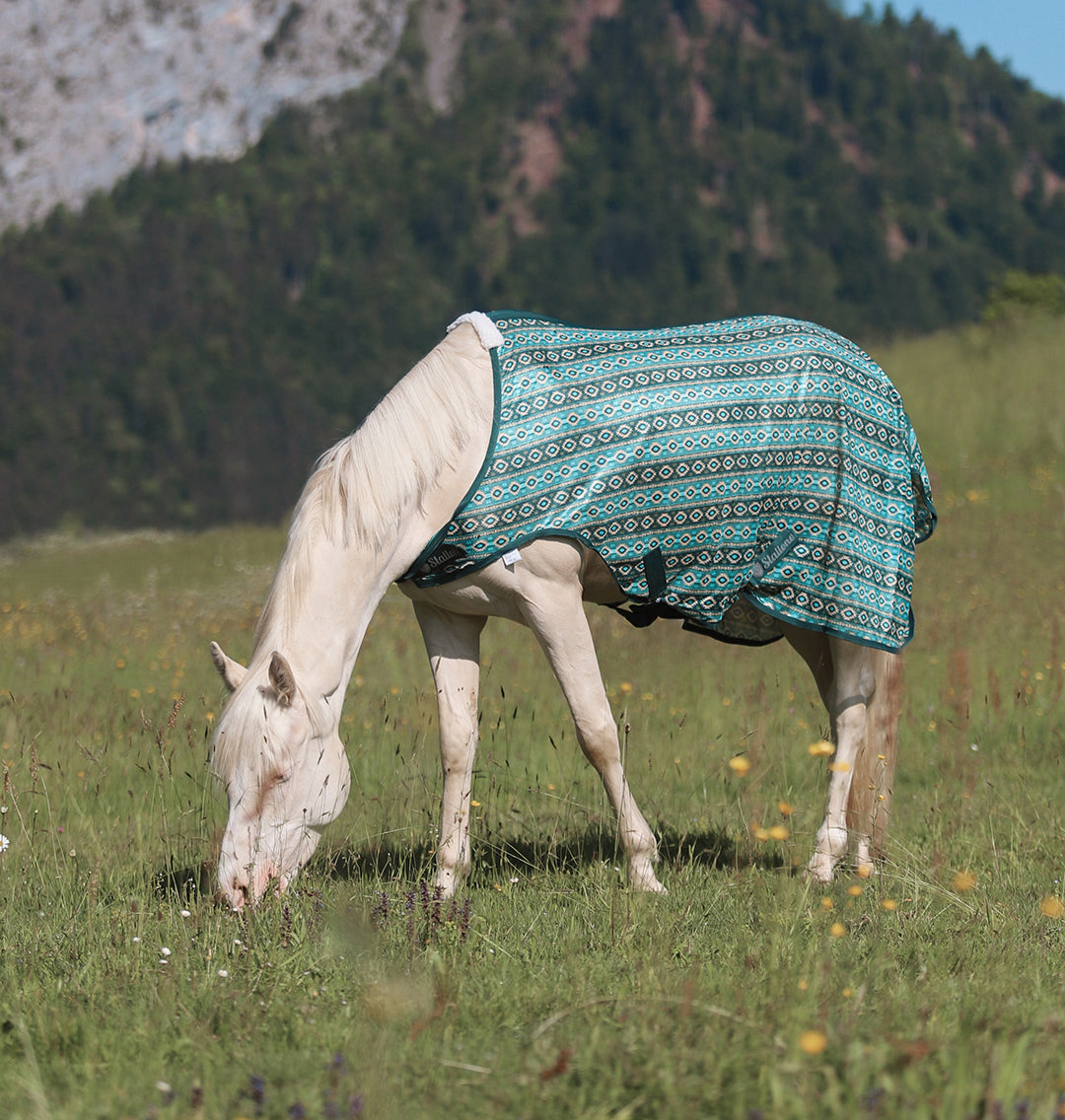 Walker flugtäcke TEAL/BEIGE / 125 CM