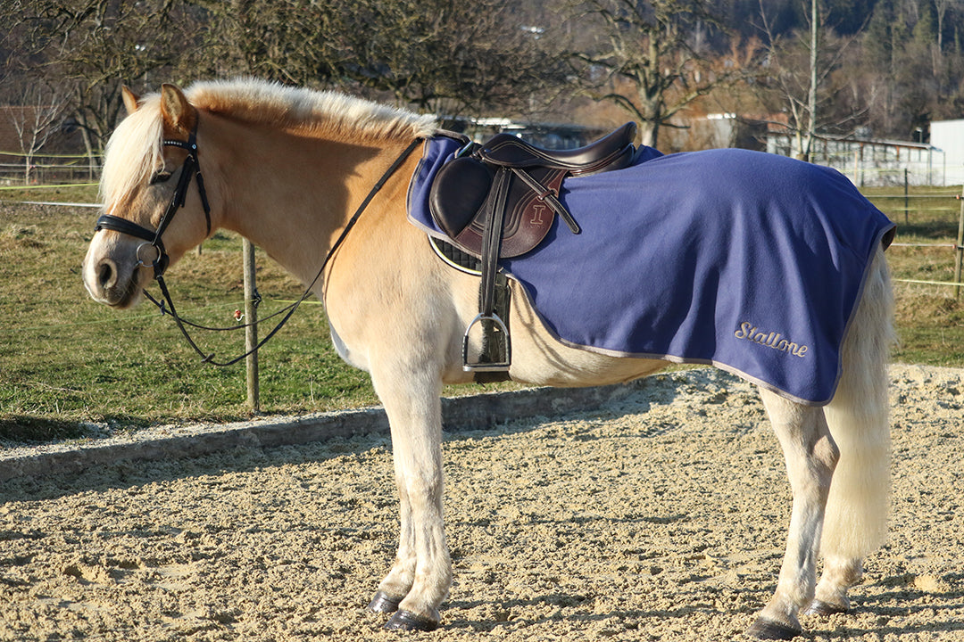 Ländtäcke Fleece NAVY / S