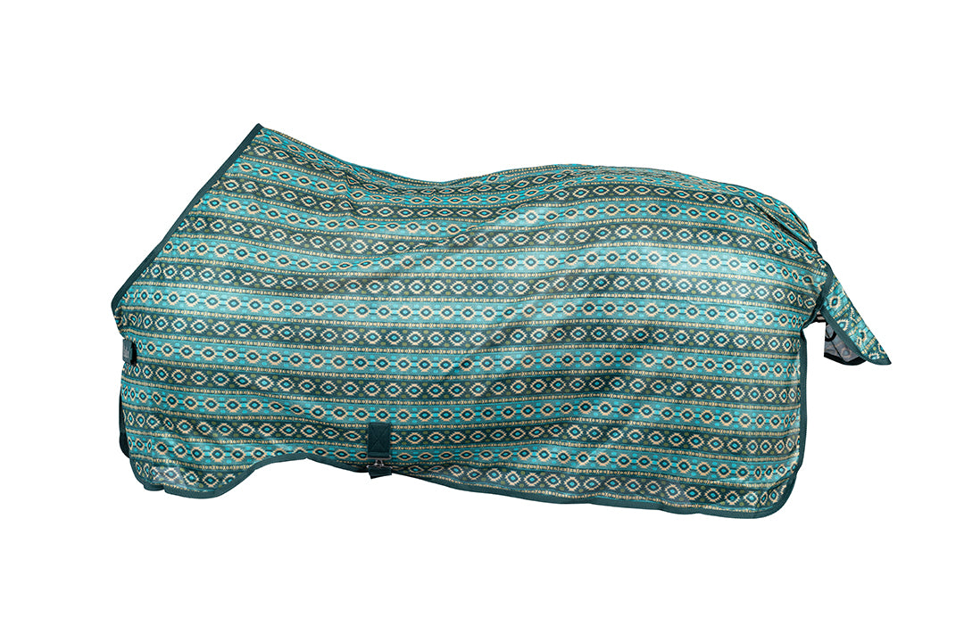 Flugtäcke Easy Summer med avtagbara gjordar TEAL/BEIGE / 125 CM