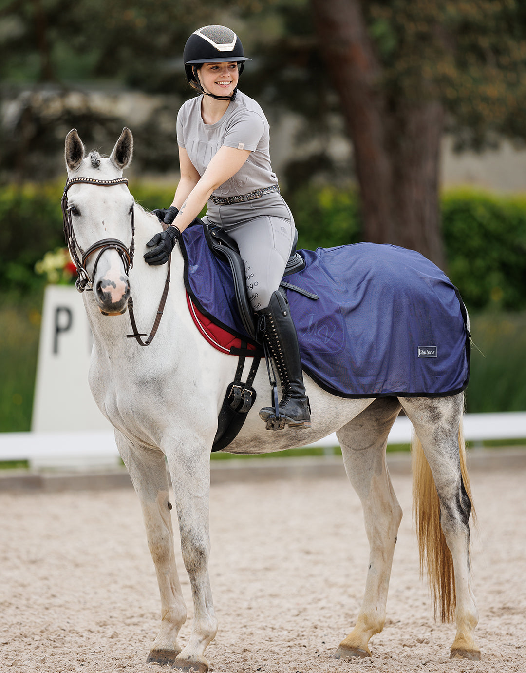 Flugridtäcke Summer Stroll NAVY / L