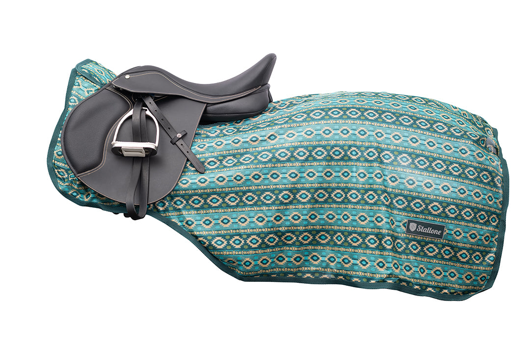 Flugridtäcke Summer Stroll TEAL/BEIGE / L