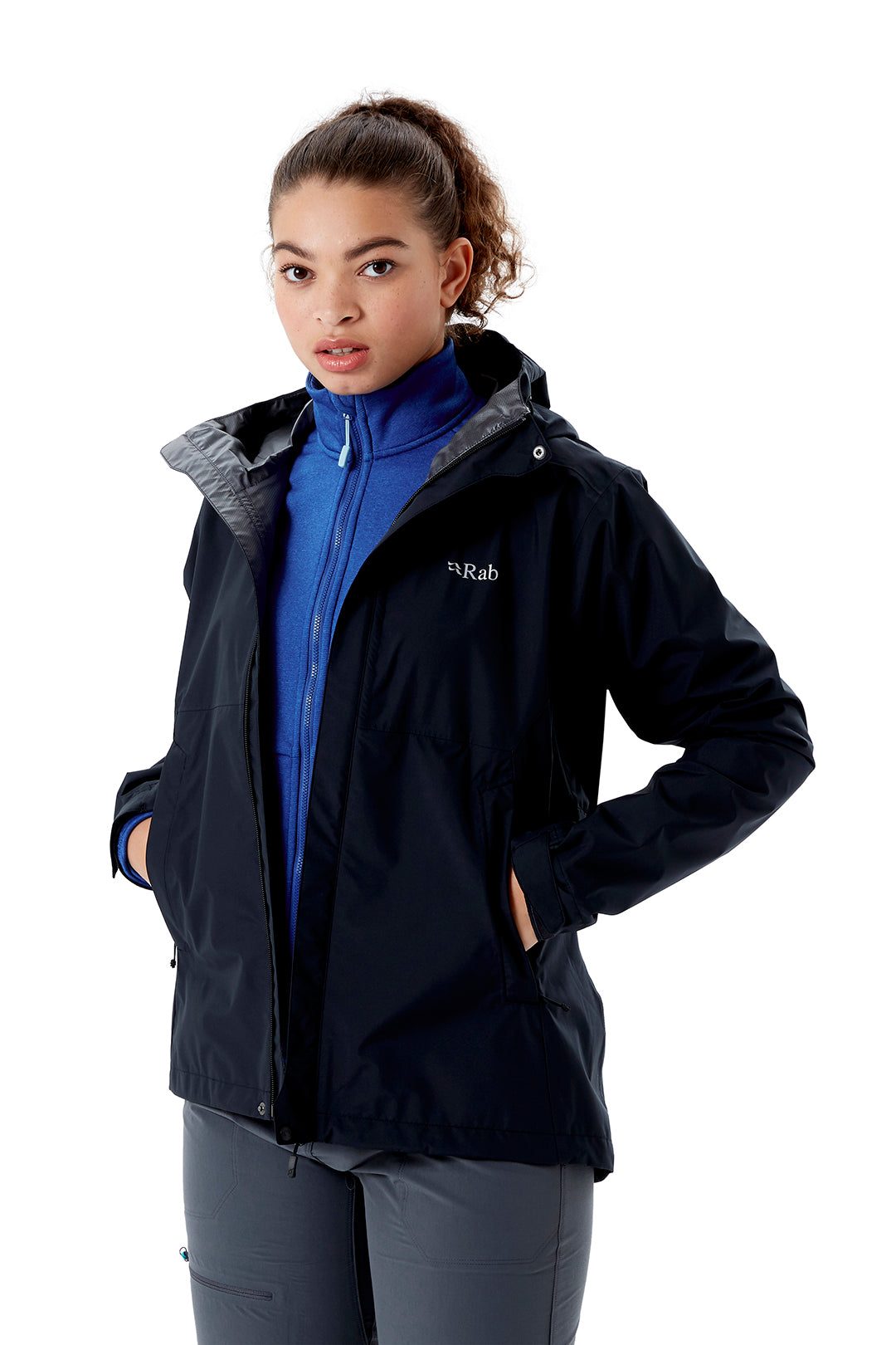 Downpour Eco Jacket Women BLACK / UK 06-XXS