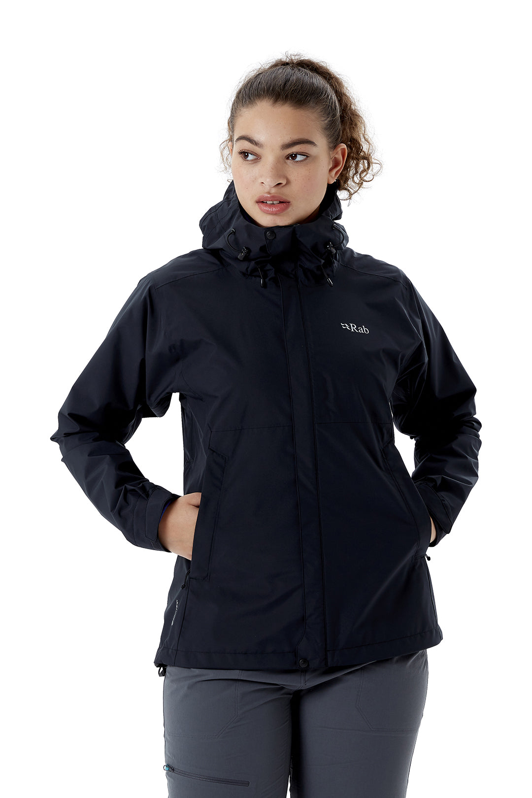 Downpour Eco Jacket Women BLACK / UK 12-M