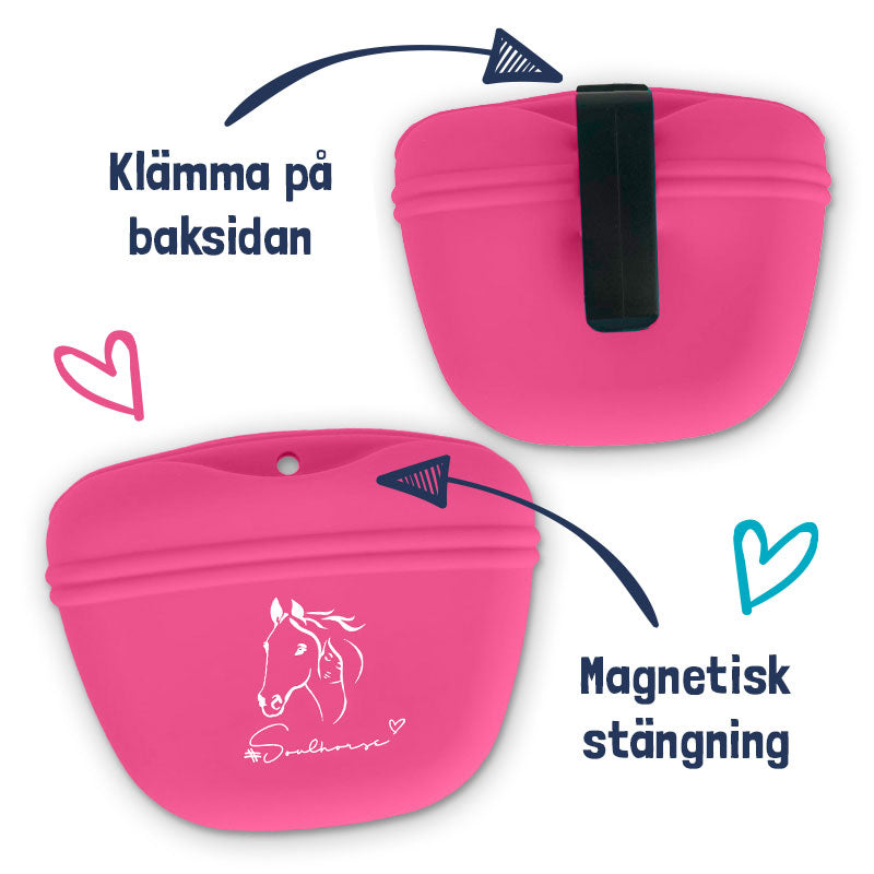 Godispåse i silikon PINK / 1 STYCKE