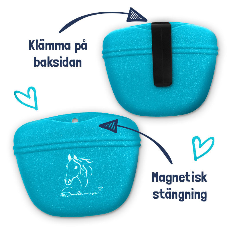 Godispåse i silikon TURKOS GLITTER / 1 STYCKE