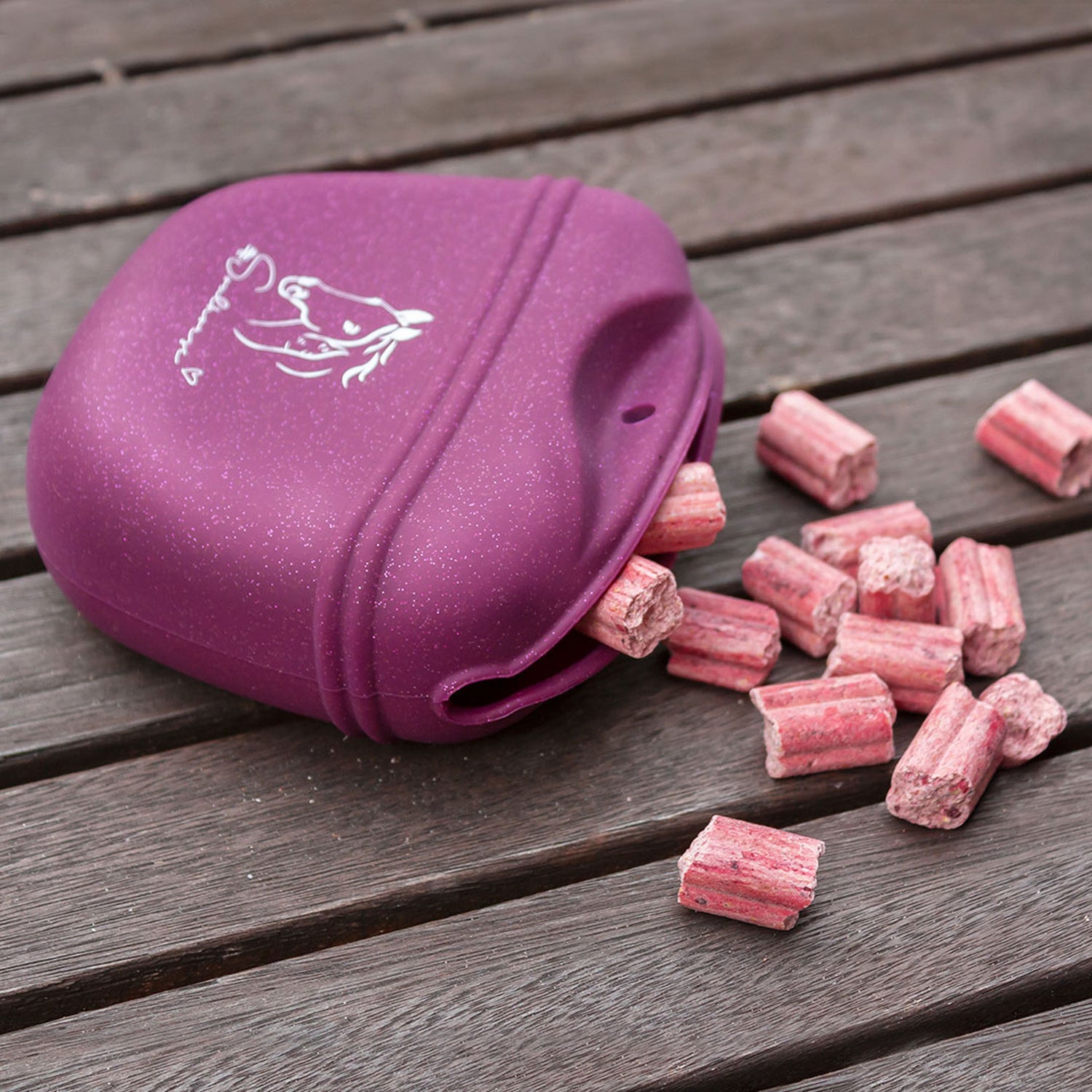 Godispåse i silikon BERRY GLITTER / 1 STYCKE