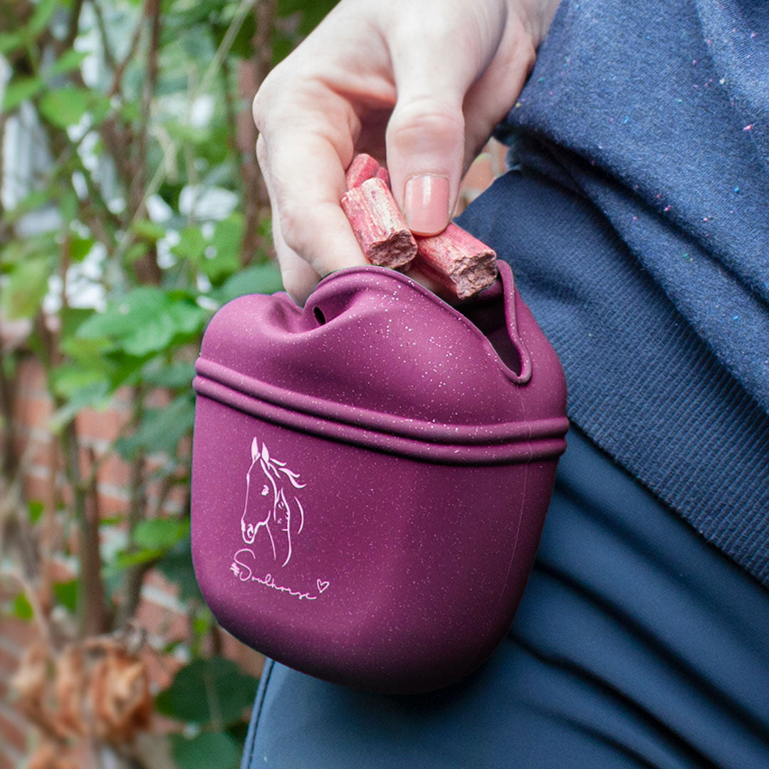 Godispåse i silikon BERRY GLITTER / 1 STYCKE