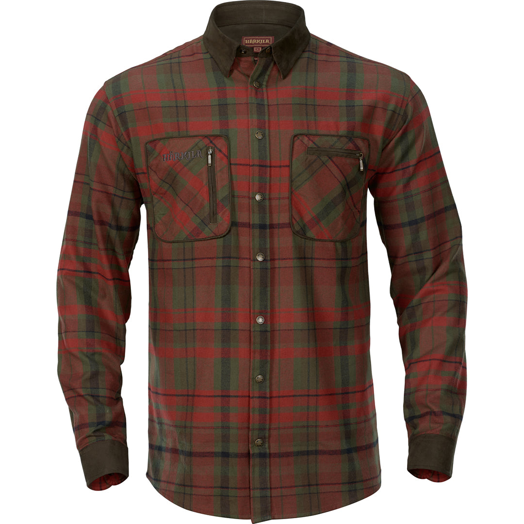 Skjorta Pajala RED AUTUMN CHECK / 3XL