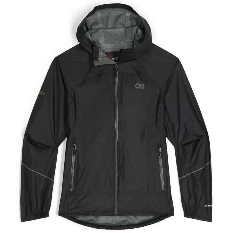 Womens Helium Rain Jacket BLACK / S