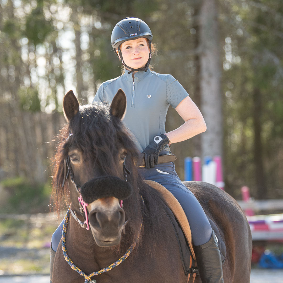 Polotröja med funktion DUSTY BLUE / M