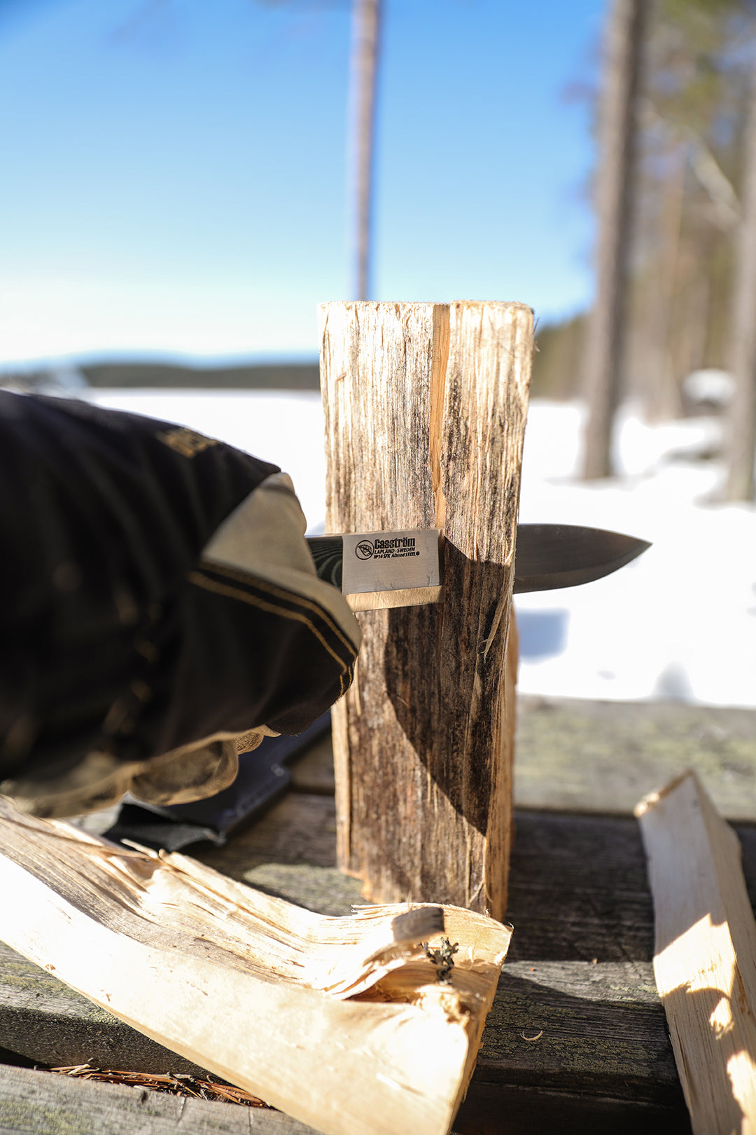 No.14 Swedish Forest Knife Masurbjörk MASURBJÖRK MED TÄNDSTÅL / ONE SIZE