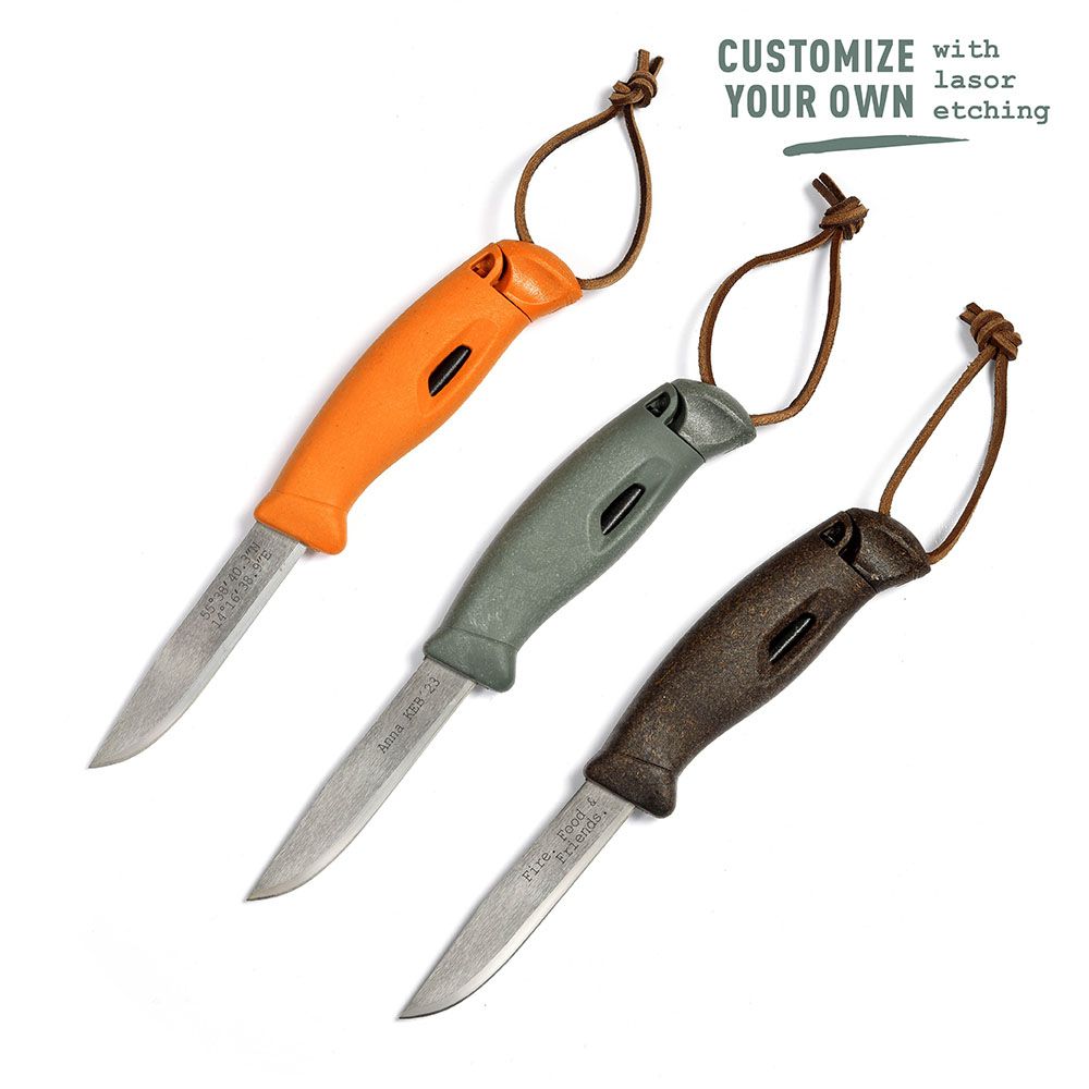 Swedish FireKnife 2in1 RUSTYORANGE / EN STL