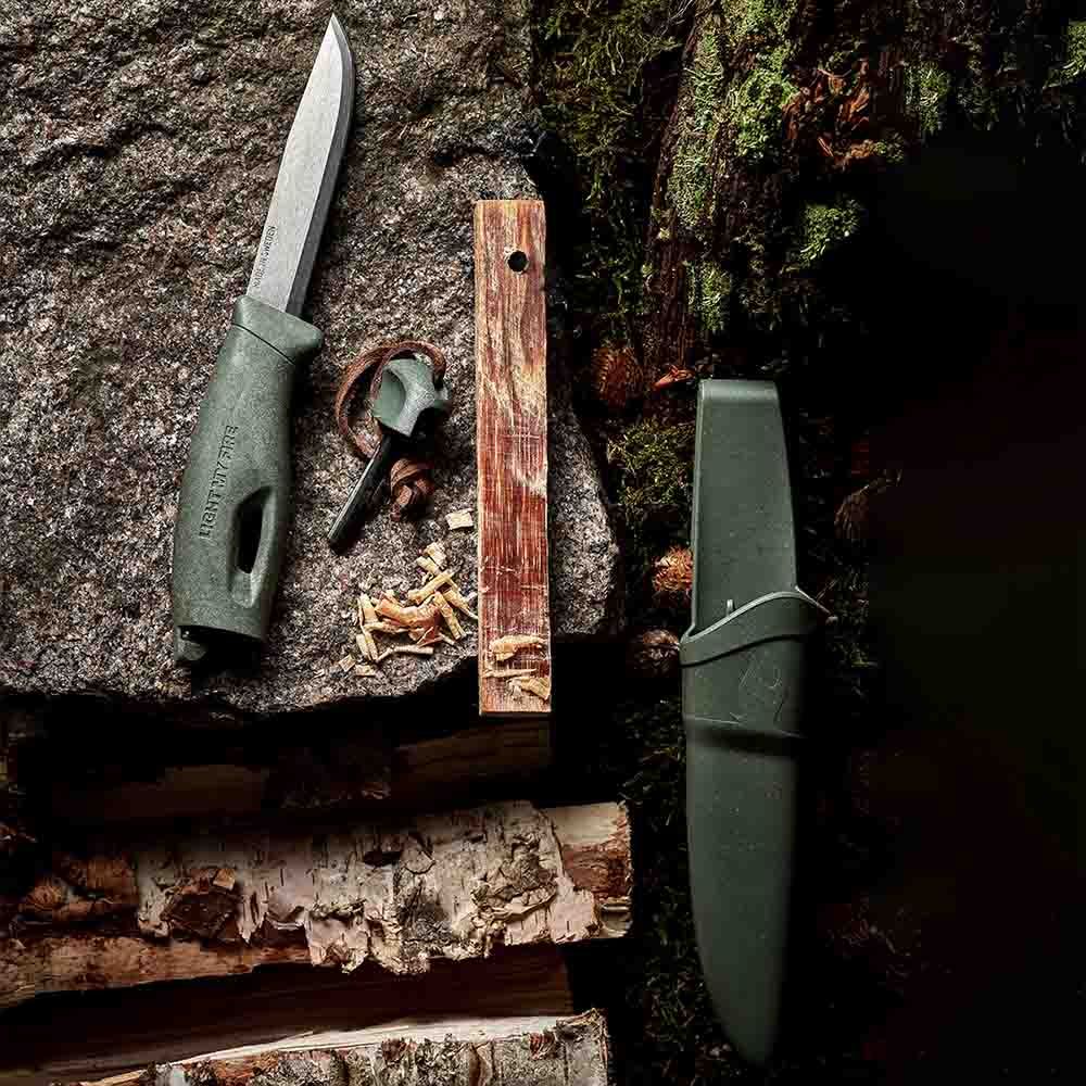 Swedish FireKnife 2in1 SAGEGREEN / EN STL