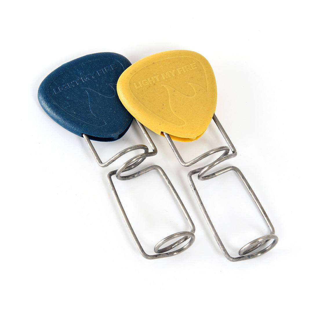 GrandPa´s FireFork 2-pack MUSTYYELLOW/HAZYBLUE / 103X47X19 MM