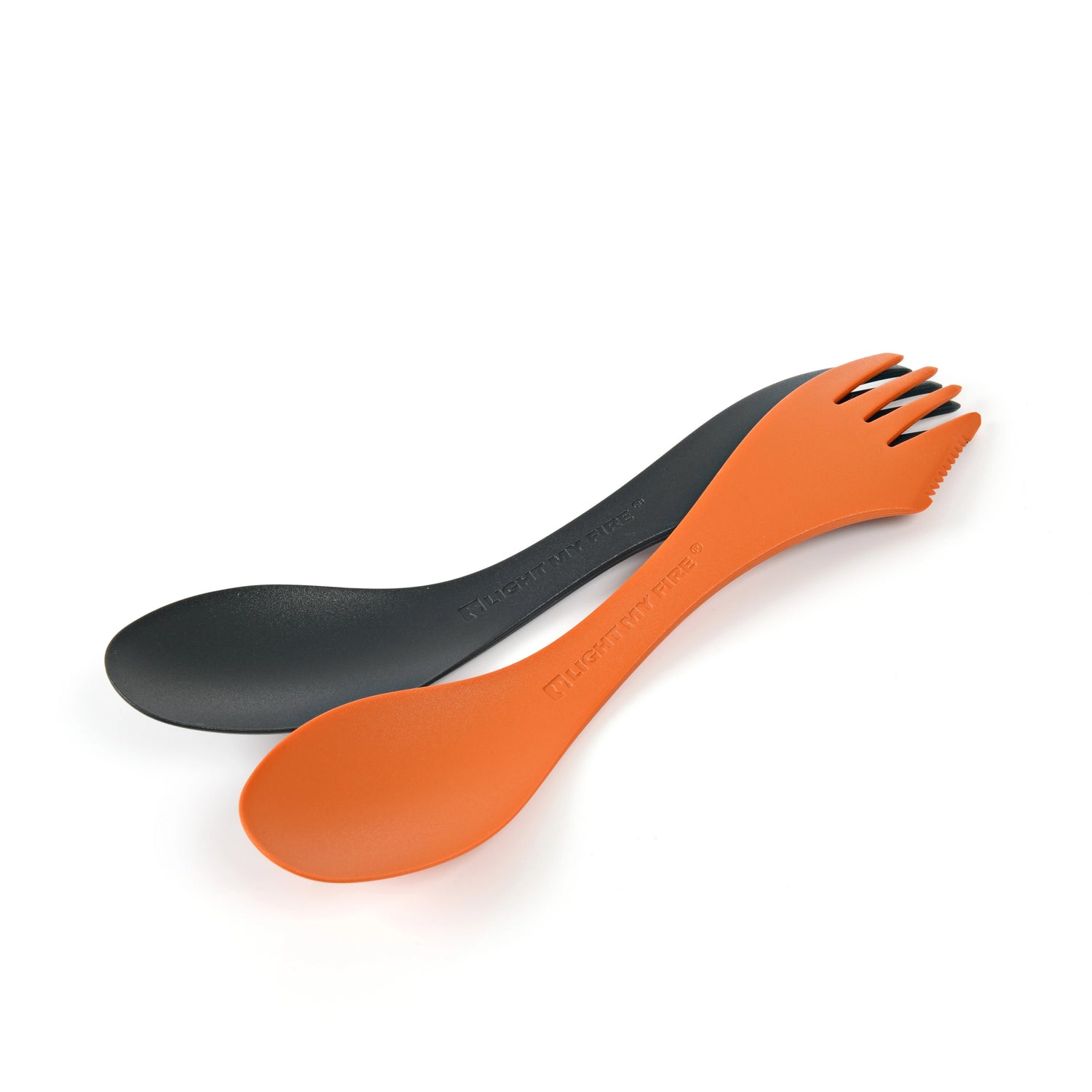 Spork medium 2-pack RUSTYORANGE/SLATYBLACK / 2-PACK