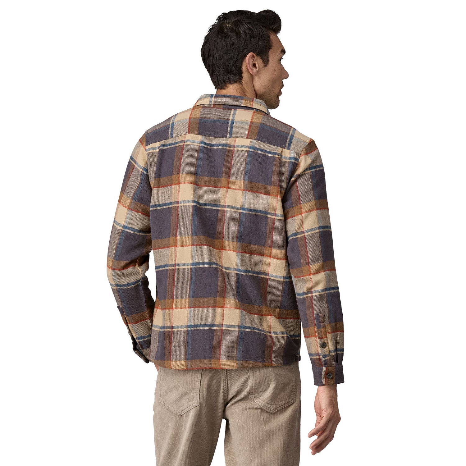 Men's Fjord Flannel Shirt SUNRISE RIDGE: FORGE GREY / S