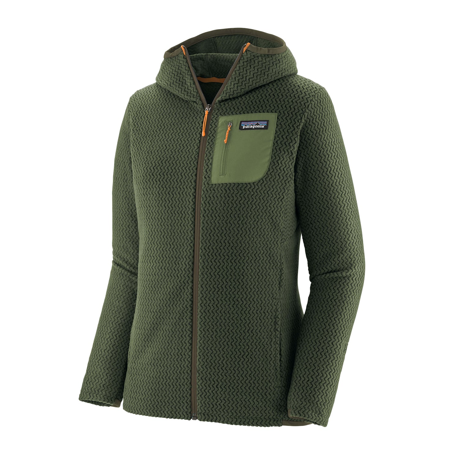 Women's R1 Air Full-Zip Hoody TORREY PINE GREEN / XS