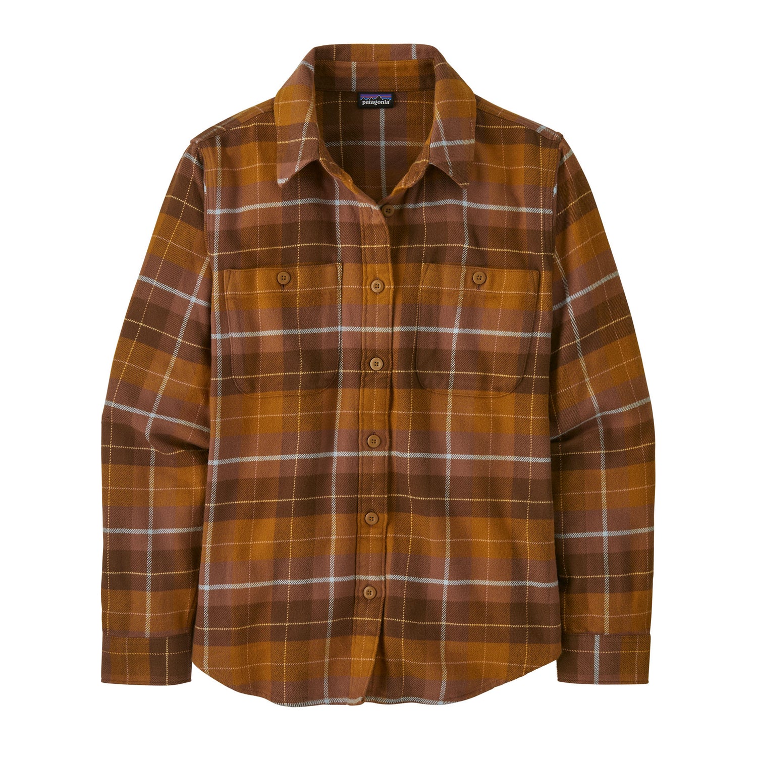 Women's Fjord Flannel Shirt HAPPY CAMPER: SHELTER BROWN / M