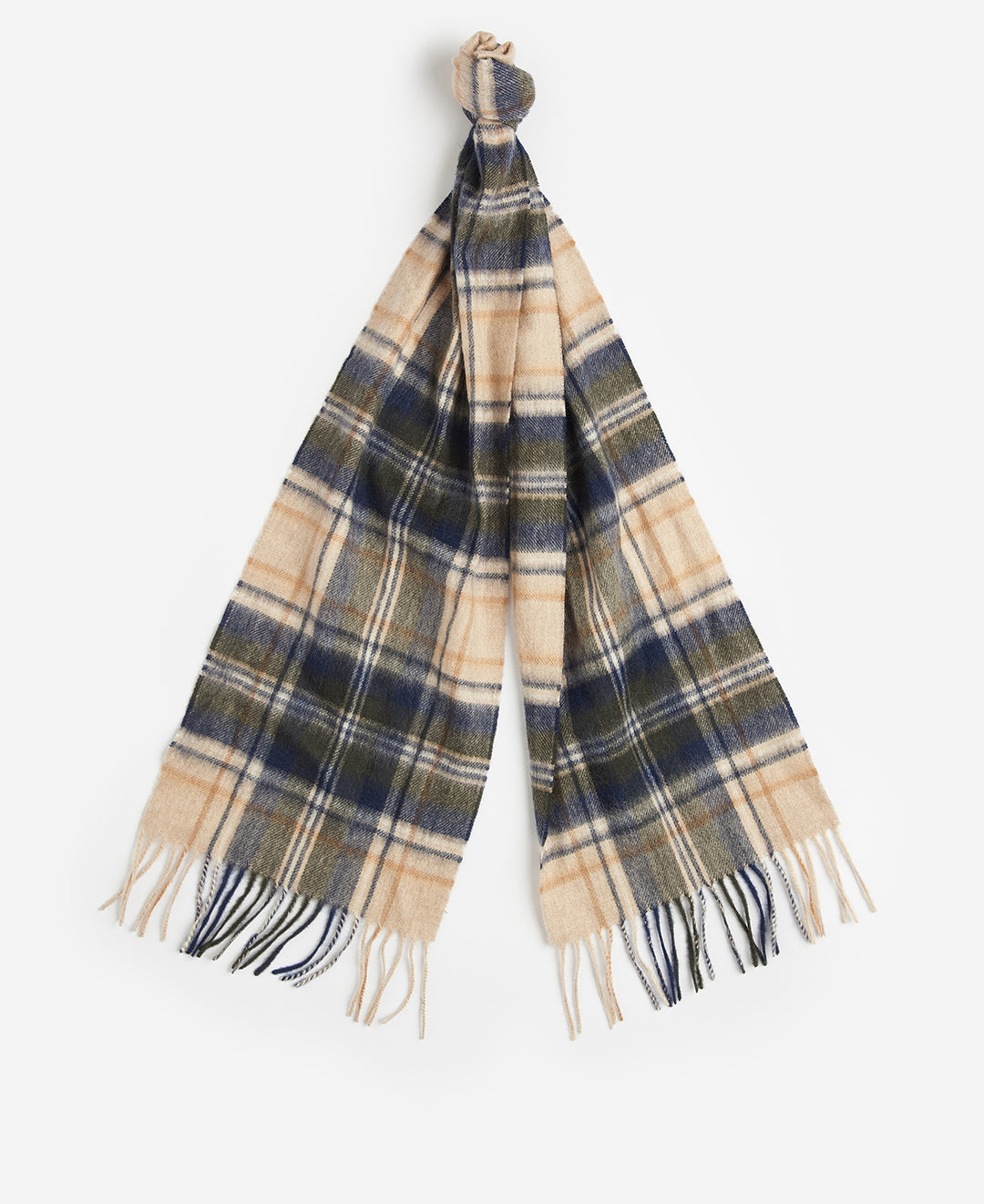 New Check halsduk SAND BEIGE PLAID / EN STL