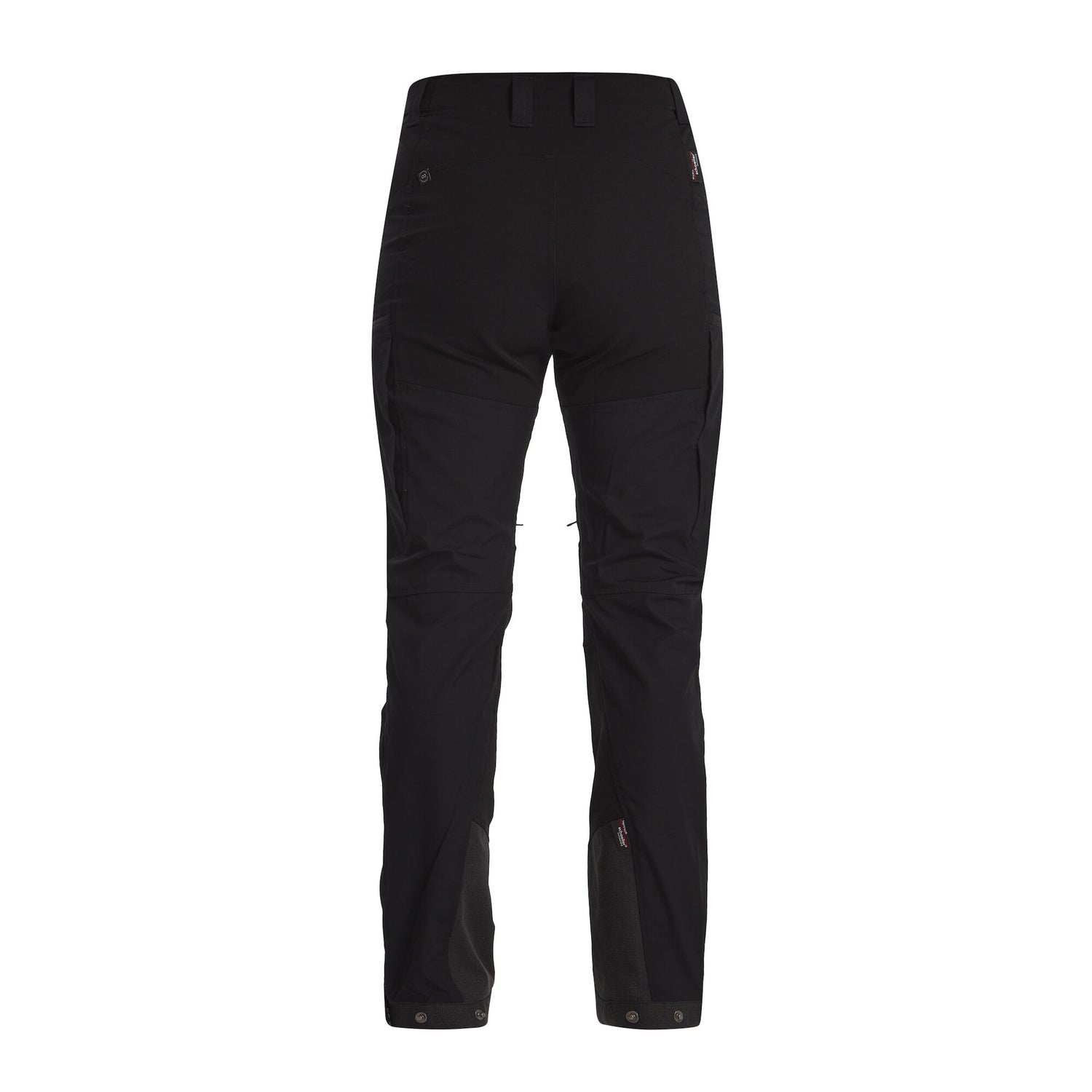 Makke Womens High Waist Curved Pant BLACK / 34