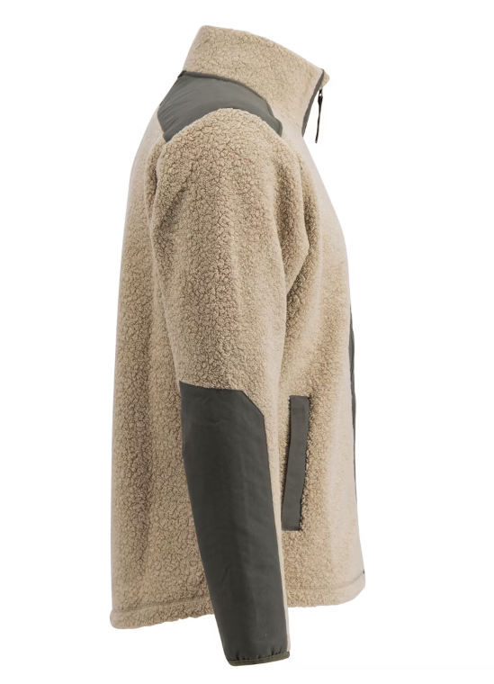 Saruk Wool Pile Mid Full Zip Men SAND / L