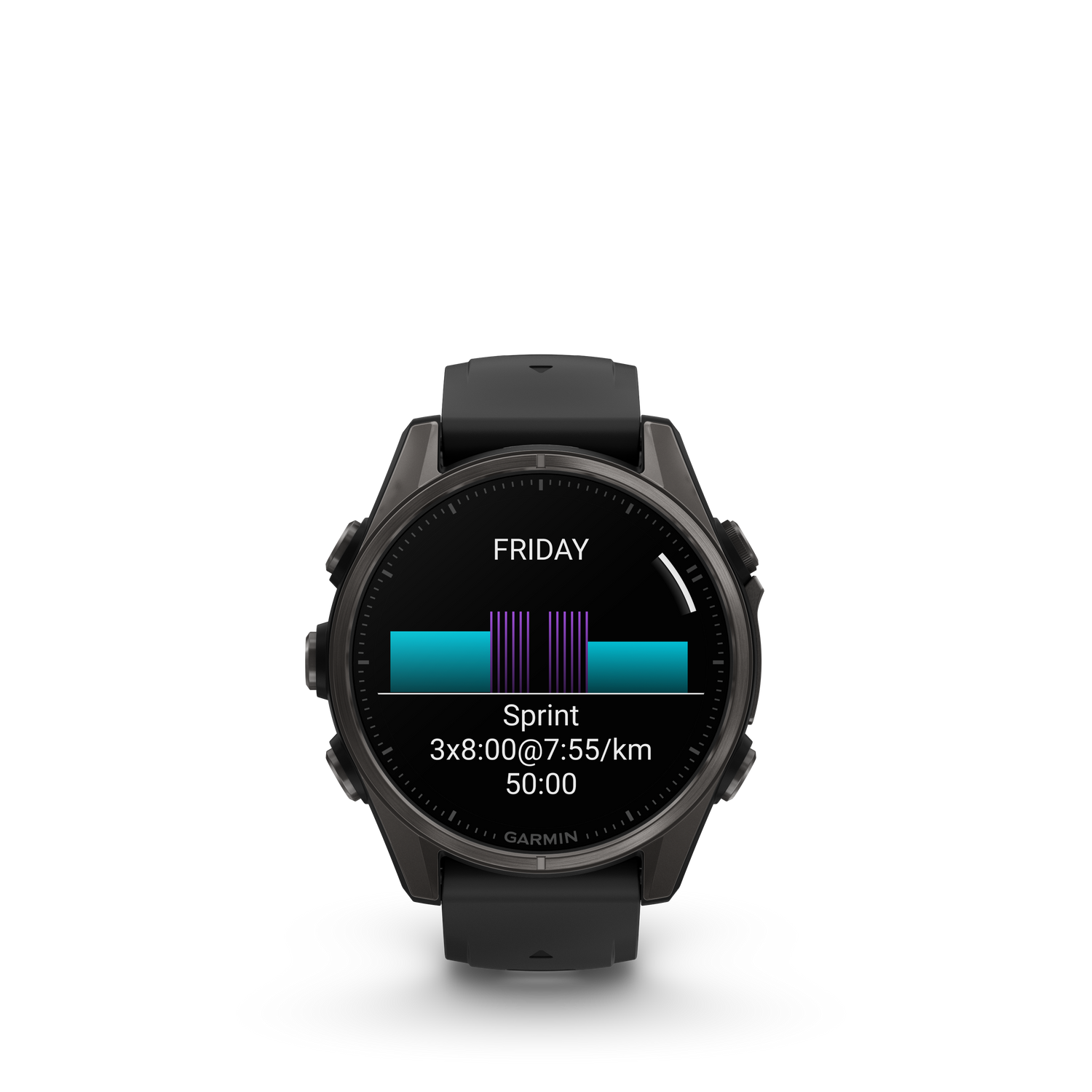 Fenix 8 AMOLED Sapphire 43 mm TITANIUM/BLACK / ONE SIZE