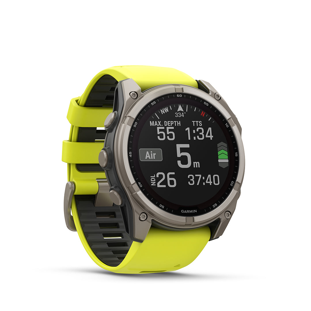 Fenix 8 Solar Sapphire 51 mm TITANIUM/AMP YELLOW / ONE SIZE