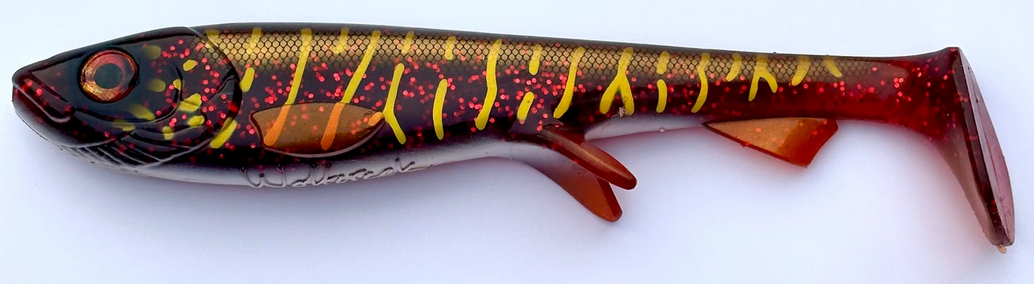 Wolfcreek Shad 25cm BLOODY MOTOROIL PIKE UV / 125 G
