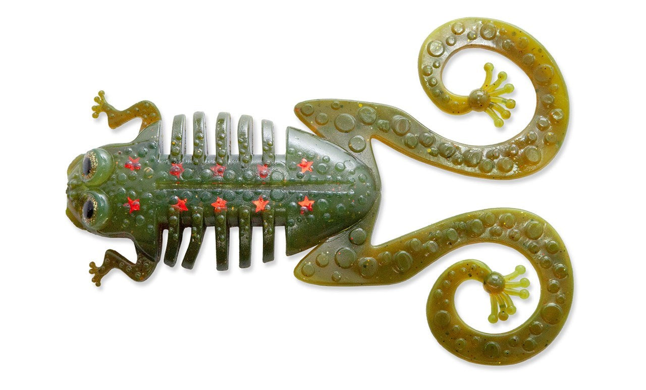 Monkey Frog 15 cm 2-pack GREEN PUMPKIN STAR BACK RED / 15 CM / 40 GRAM