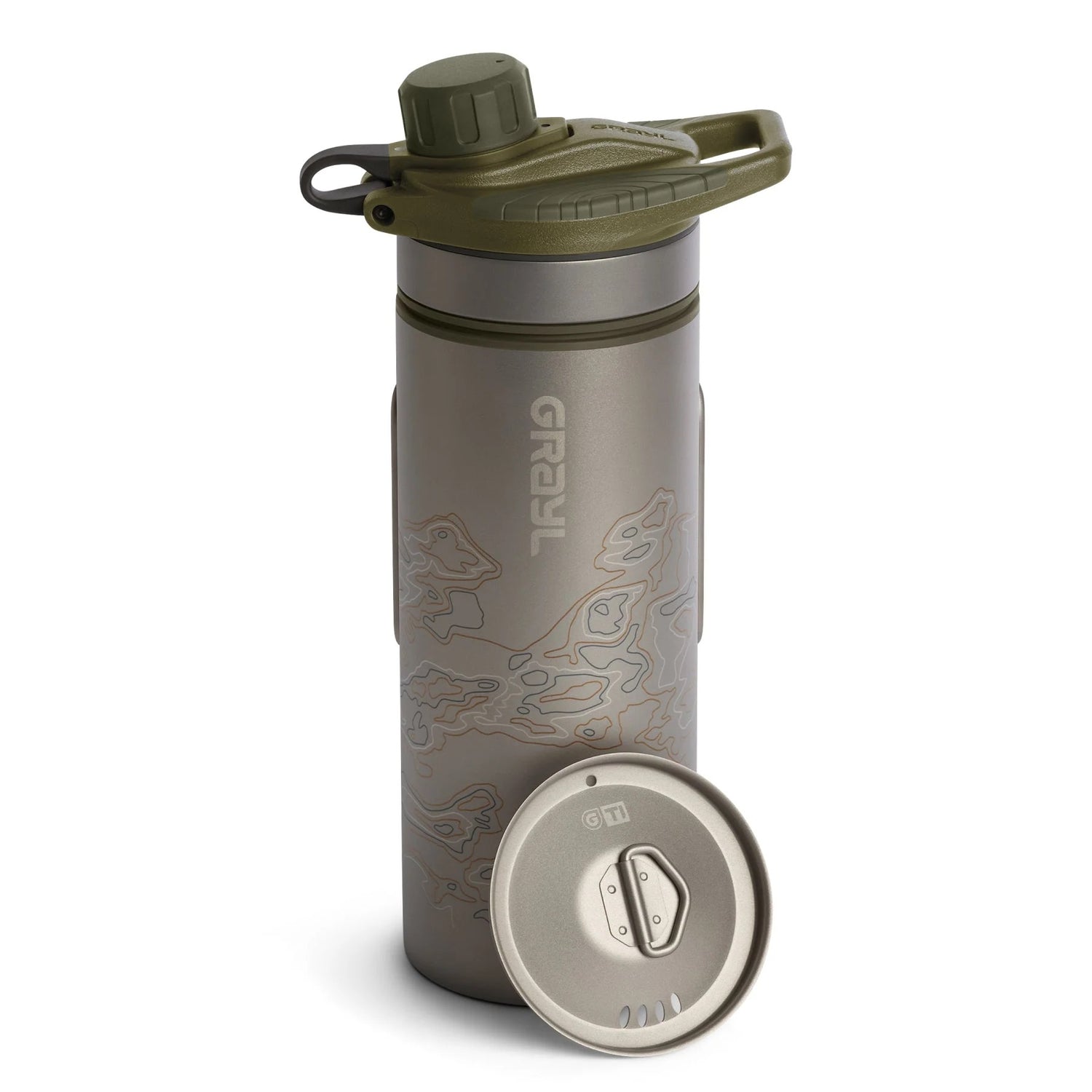 GeoPress Purifier Titan 710 ml OLIVE DRAB / ONE SIZE