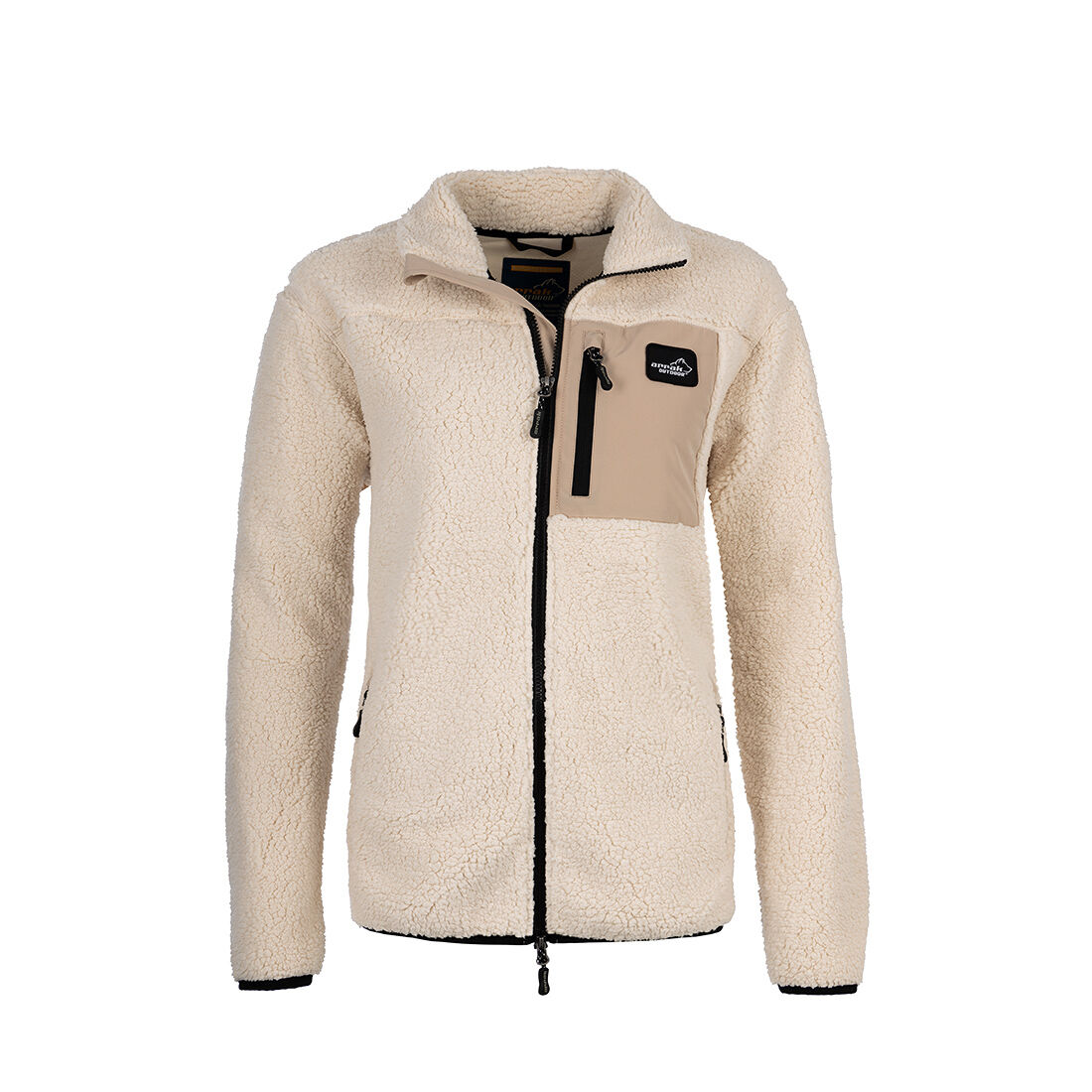 Sherpa Fleecejacket Women OFFWHITE / XXL