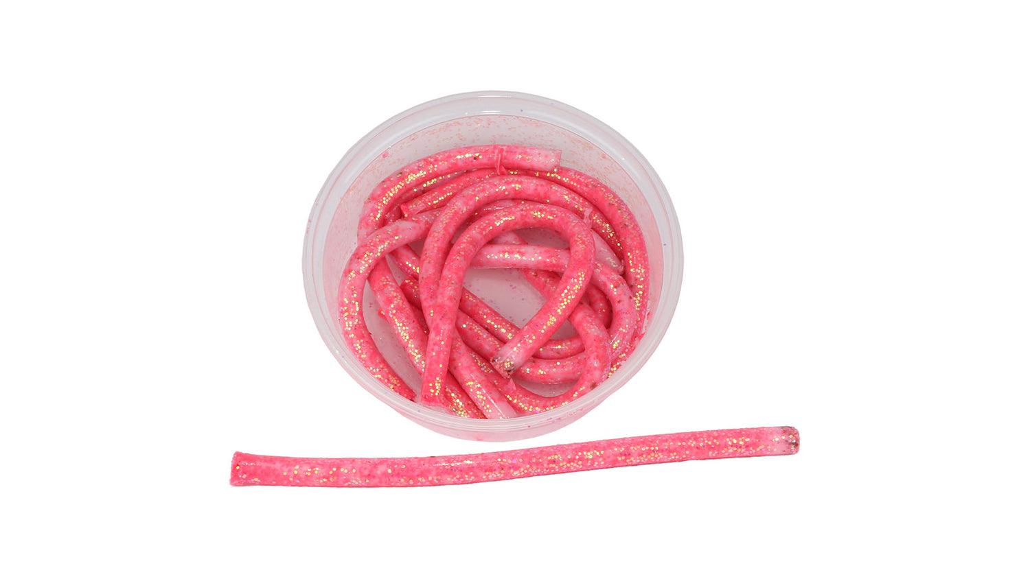 Hydro Worms 8st PINK / FLYTANDE