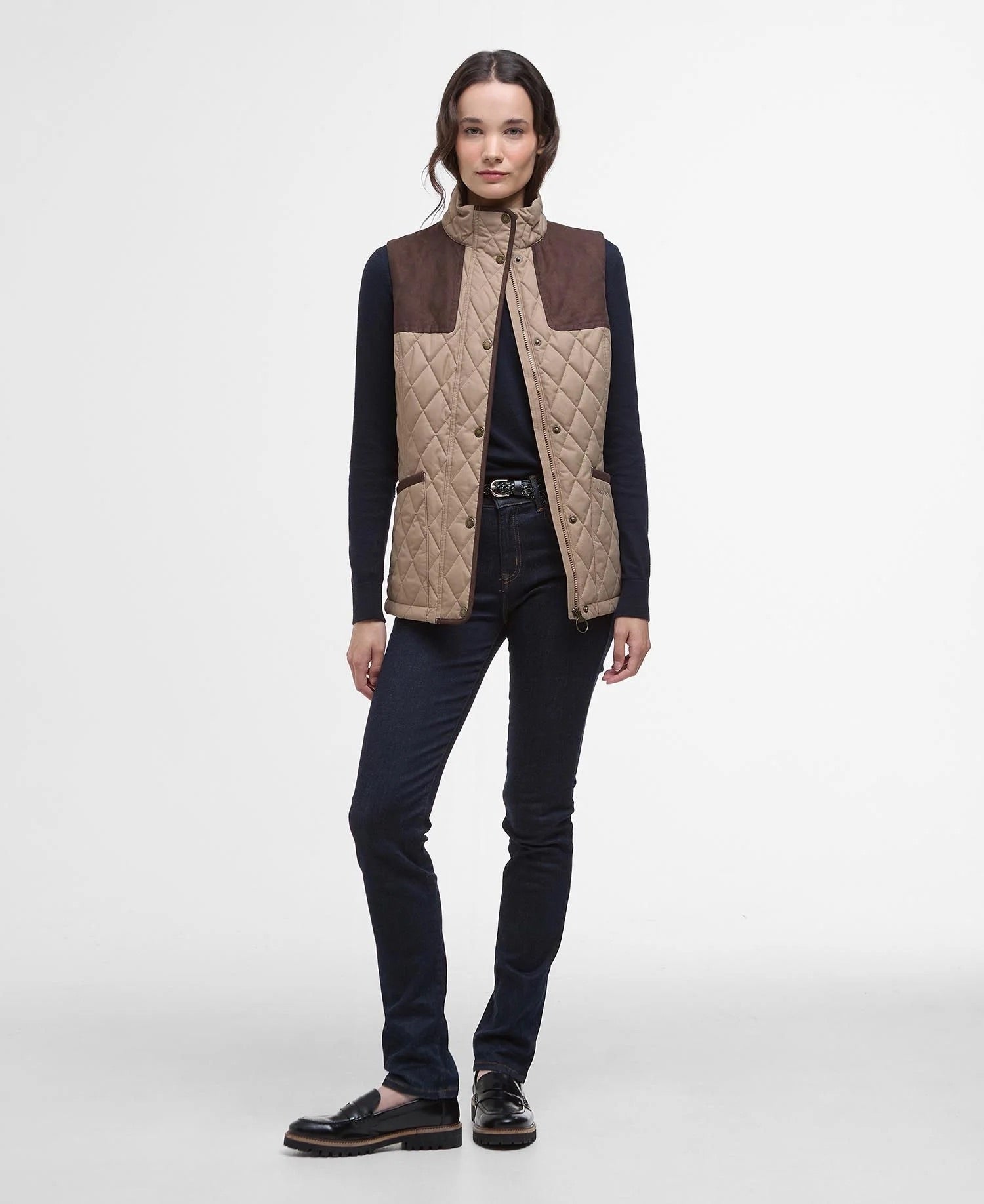 Keeper Gilet Vest Women MILITARY BROWN / 14