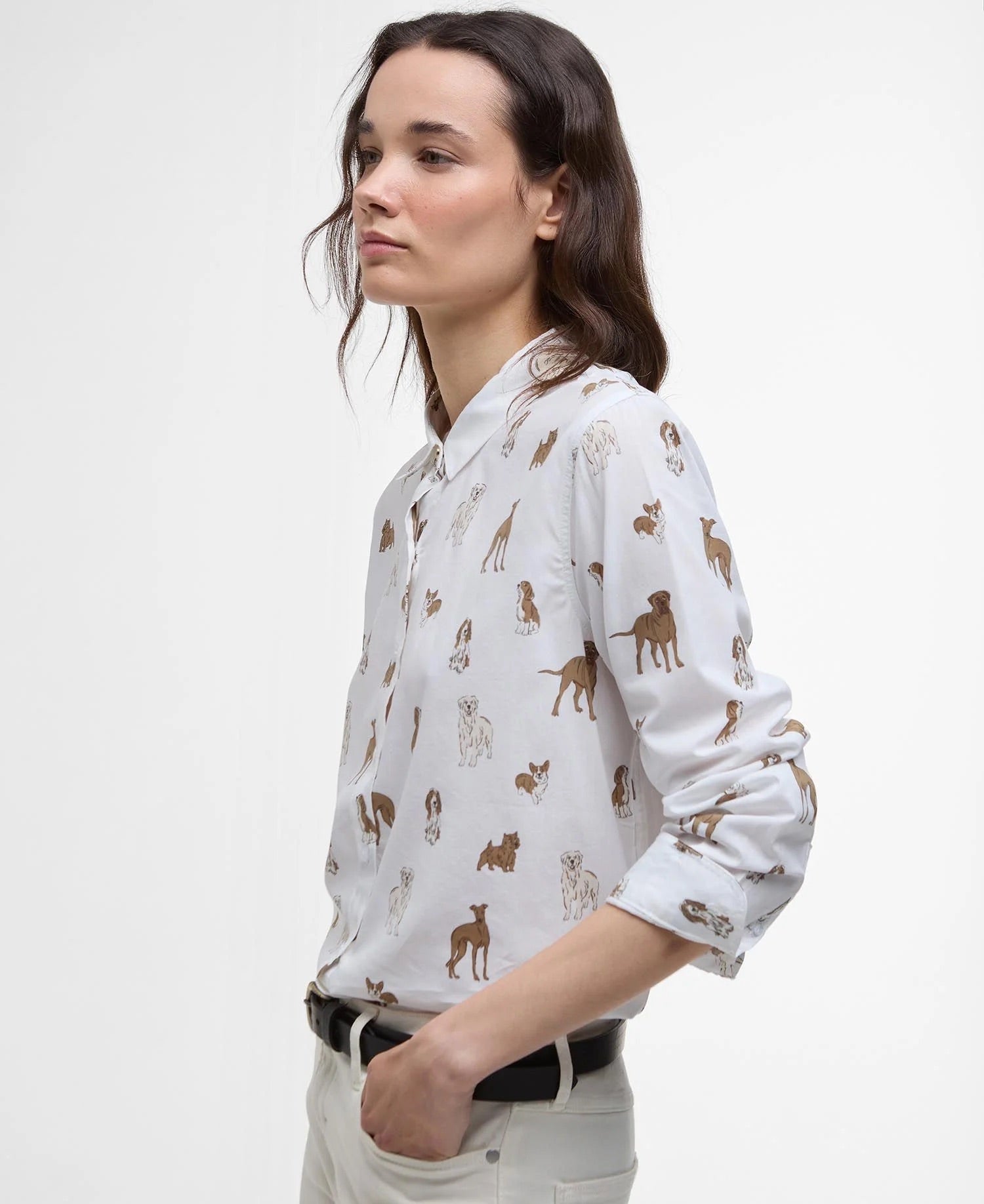 Safari Shirt Women DOG PRINT / 16