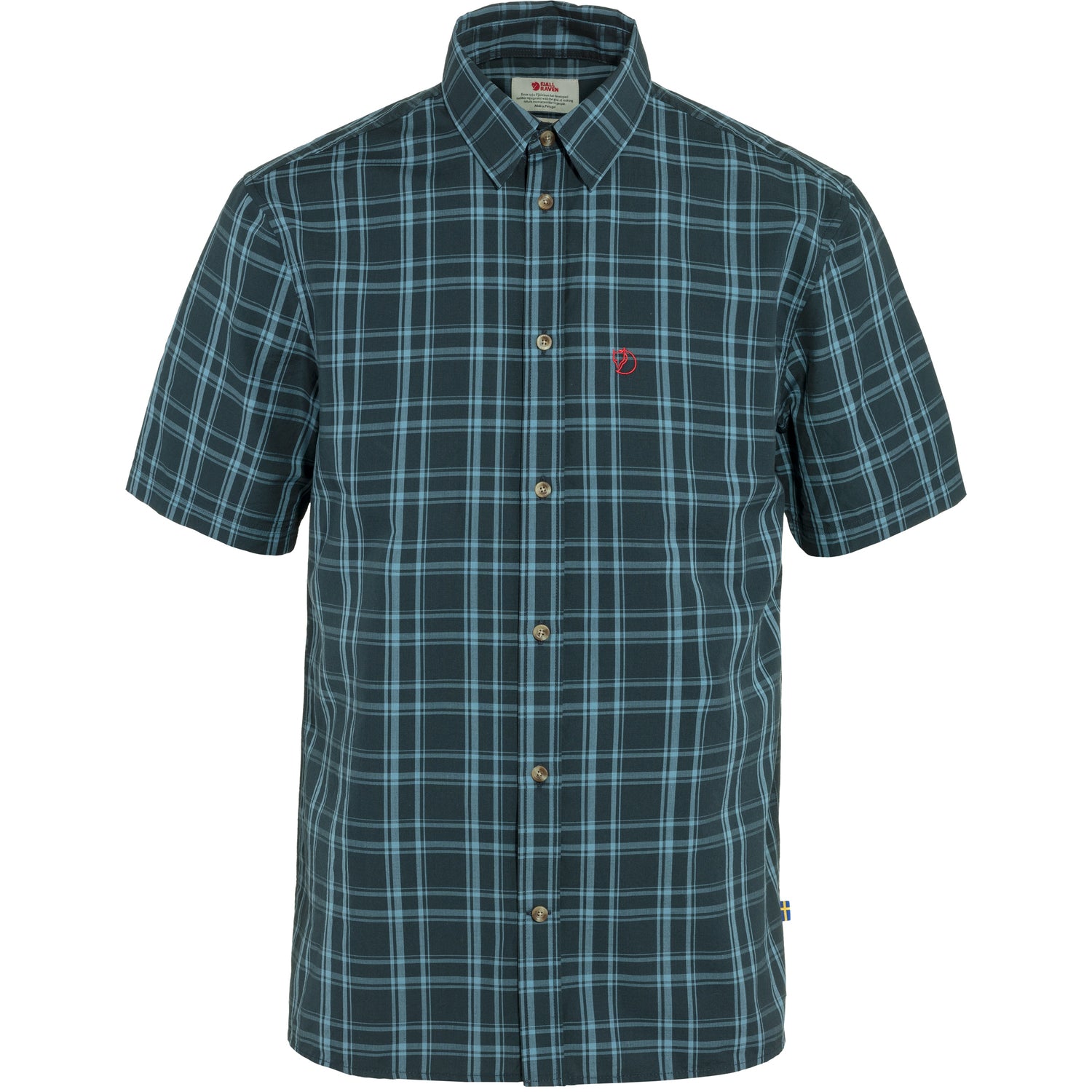 Övik Lite Shirt SS Men DARK NAVY-DAWN BLUE / M
