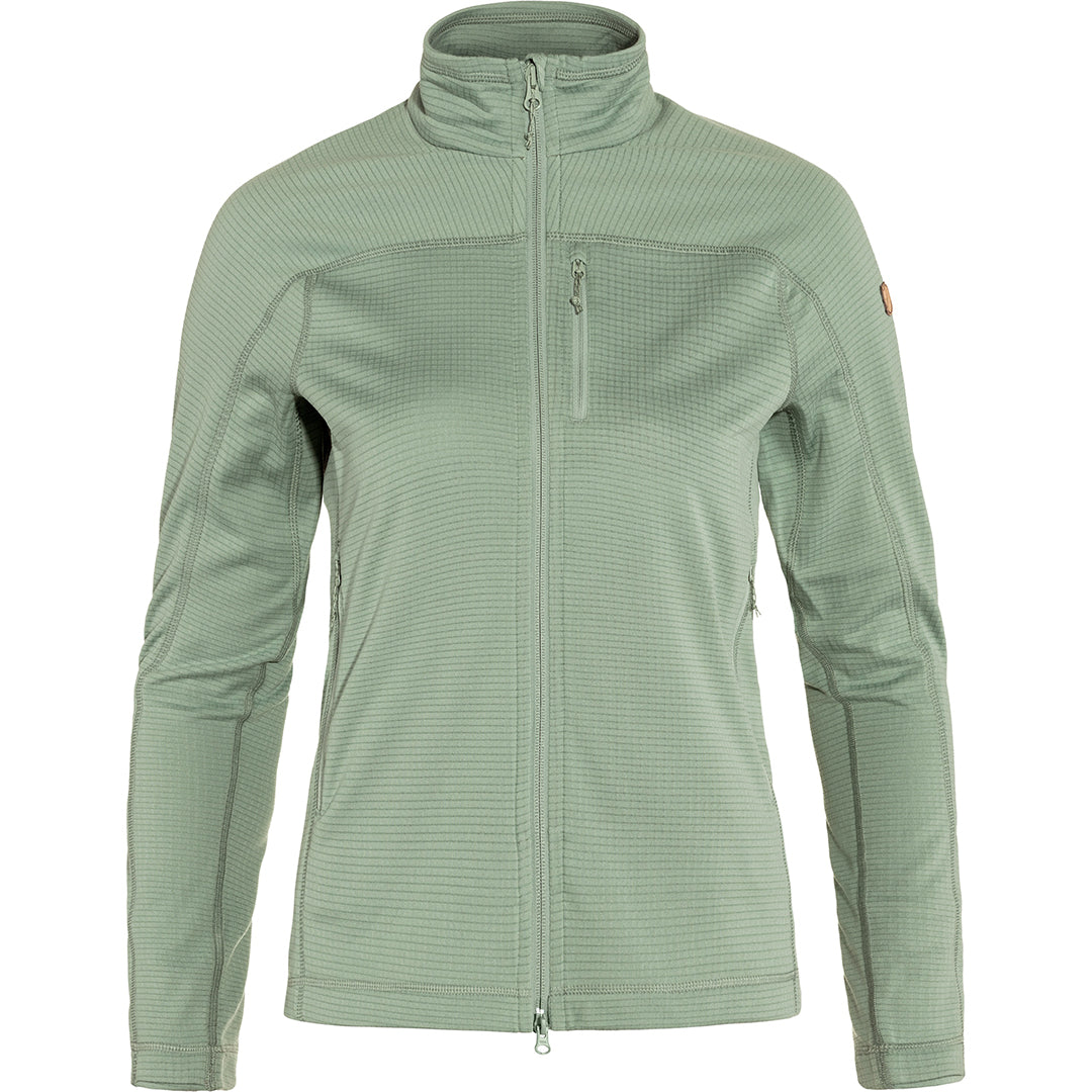 Abisko Lite Fleece Jacket Women MISTY GREEN / XL