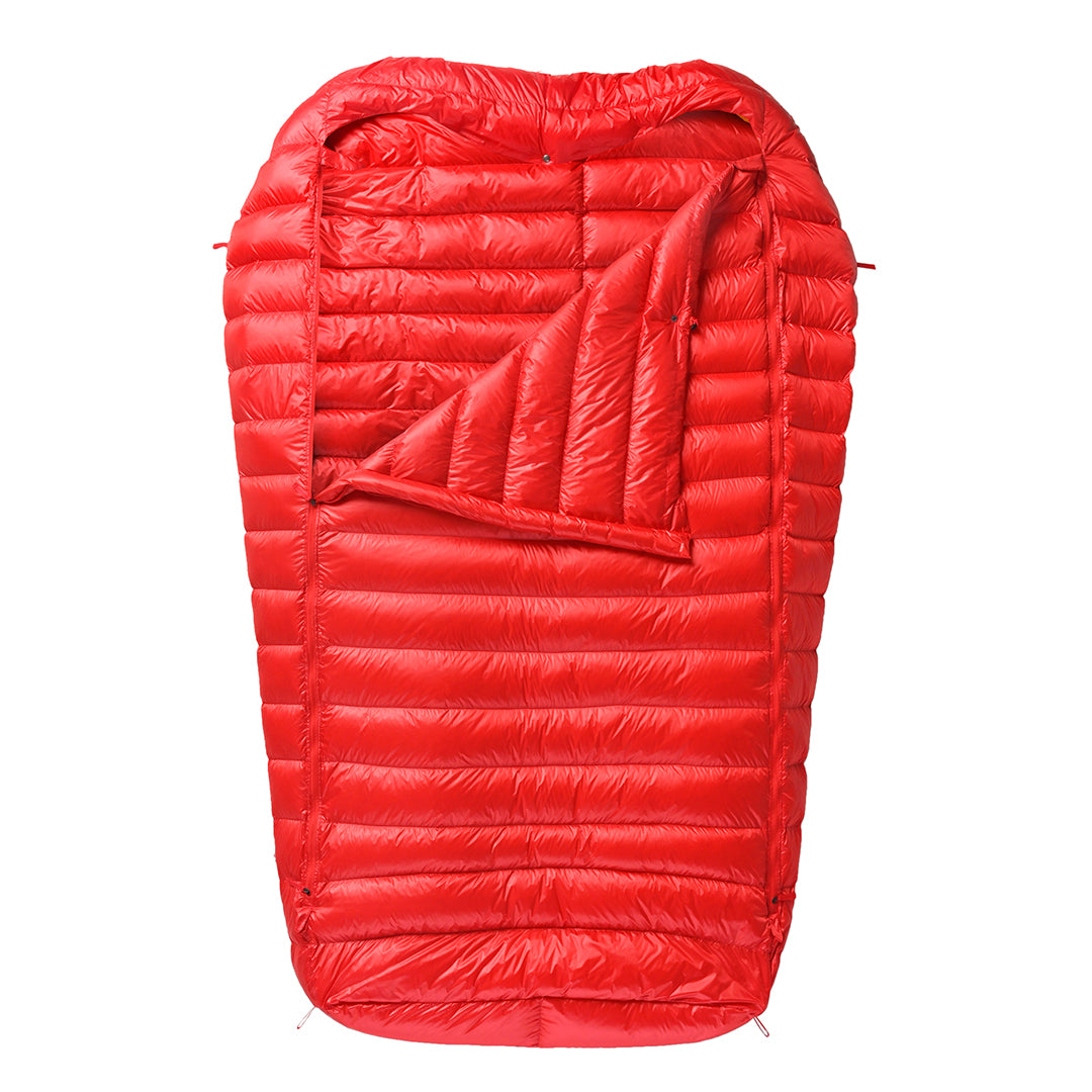 Quest 4Two Sleeping Bag (+5) RED / ONE SIZE
