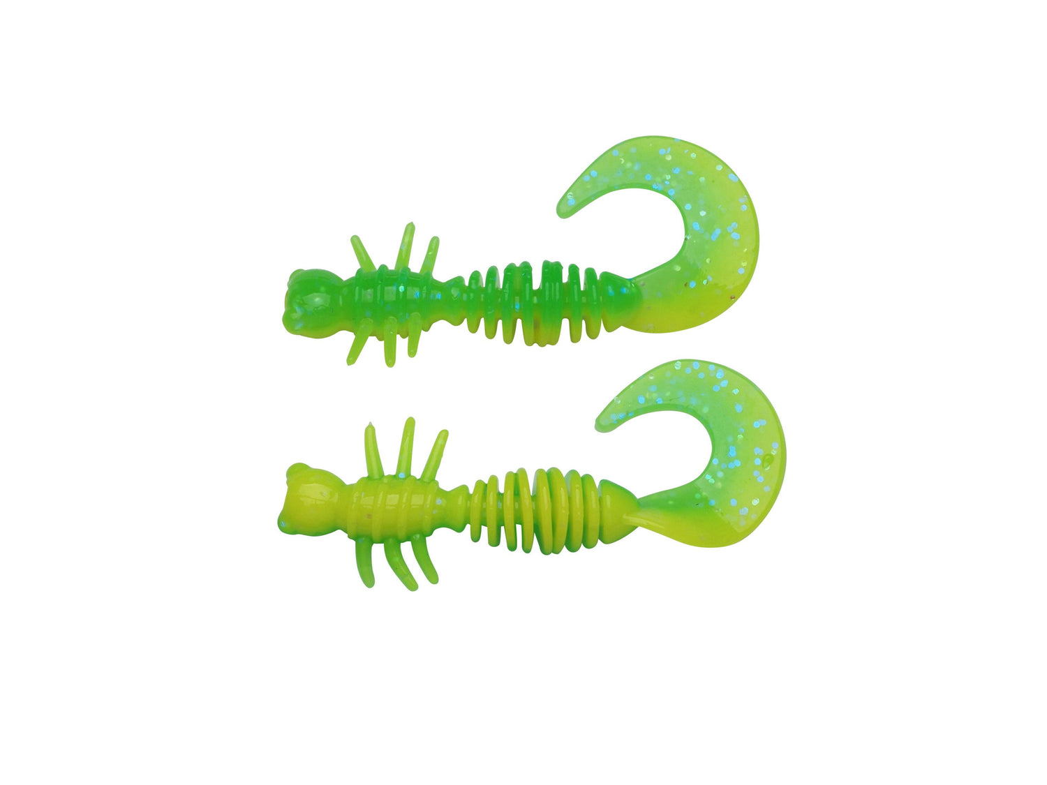 Curly SPRING GREEN/WHITE/SUNSHINE YELLOW / 4 CM