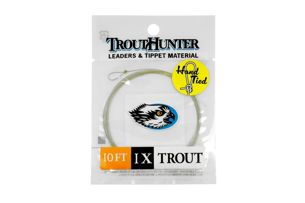 TH Nylon Leader with Loop 10ft CLEAR / 4X / 0,185MM