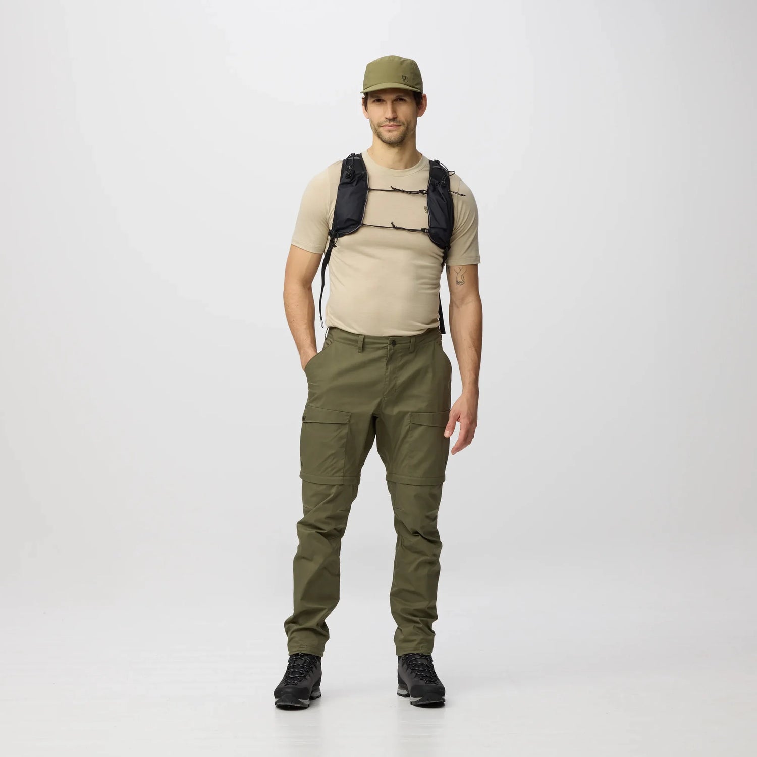 Abisko Hybrid Trail Trousers Zip-off Herr