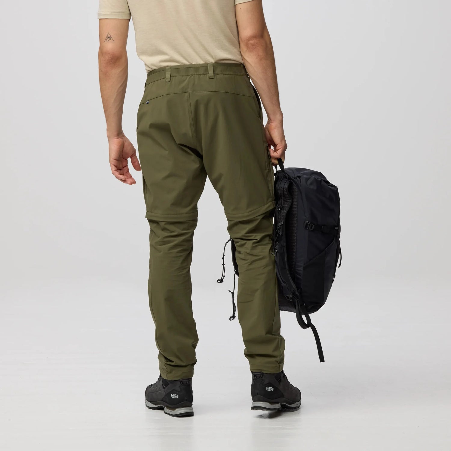 Abisko Hybrid Trail Trousers Zip-off Herr