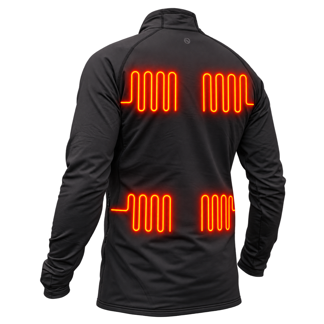 CoreHeat midlayer underställströja, inkl batteri
