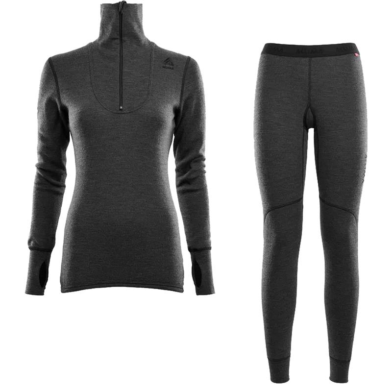 Aclima DoubleWool paket över & underdel Women (Polo)