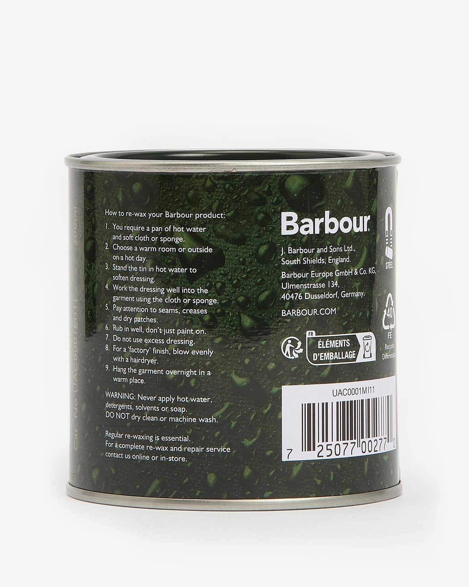 Barbour Thornproof Dressing Wax