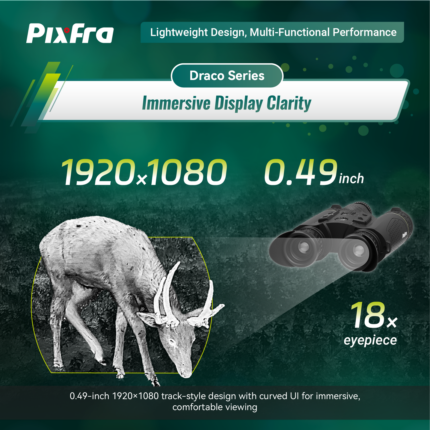 Draco D335N-4K Multispektral Värmekikare 384x288