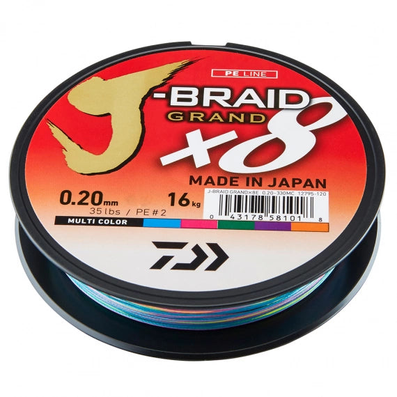 J-Braid Grand 0,42 mm 500 m Multicolor