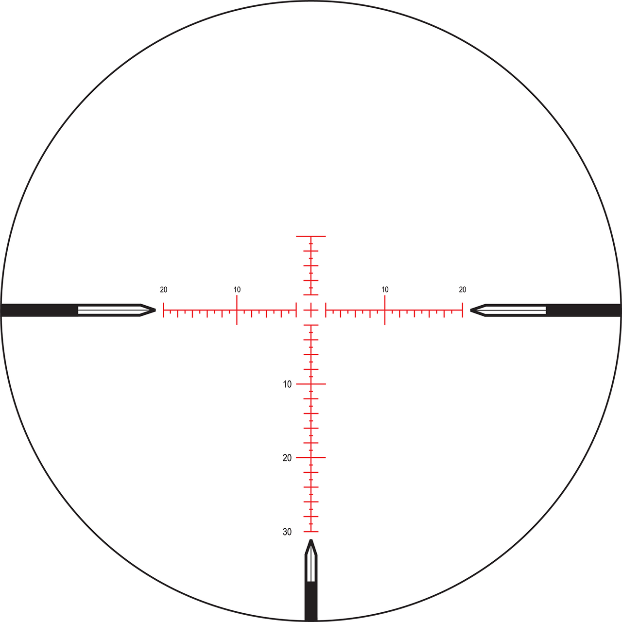 NX6 3-18x50 SFP Belyst Kikarsikte