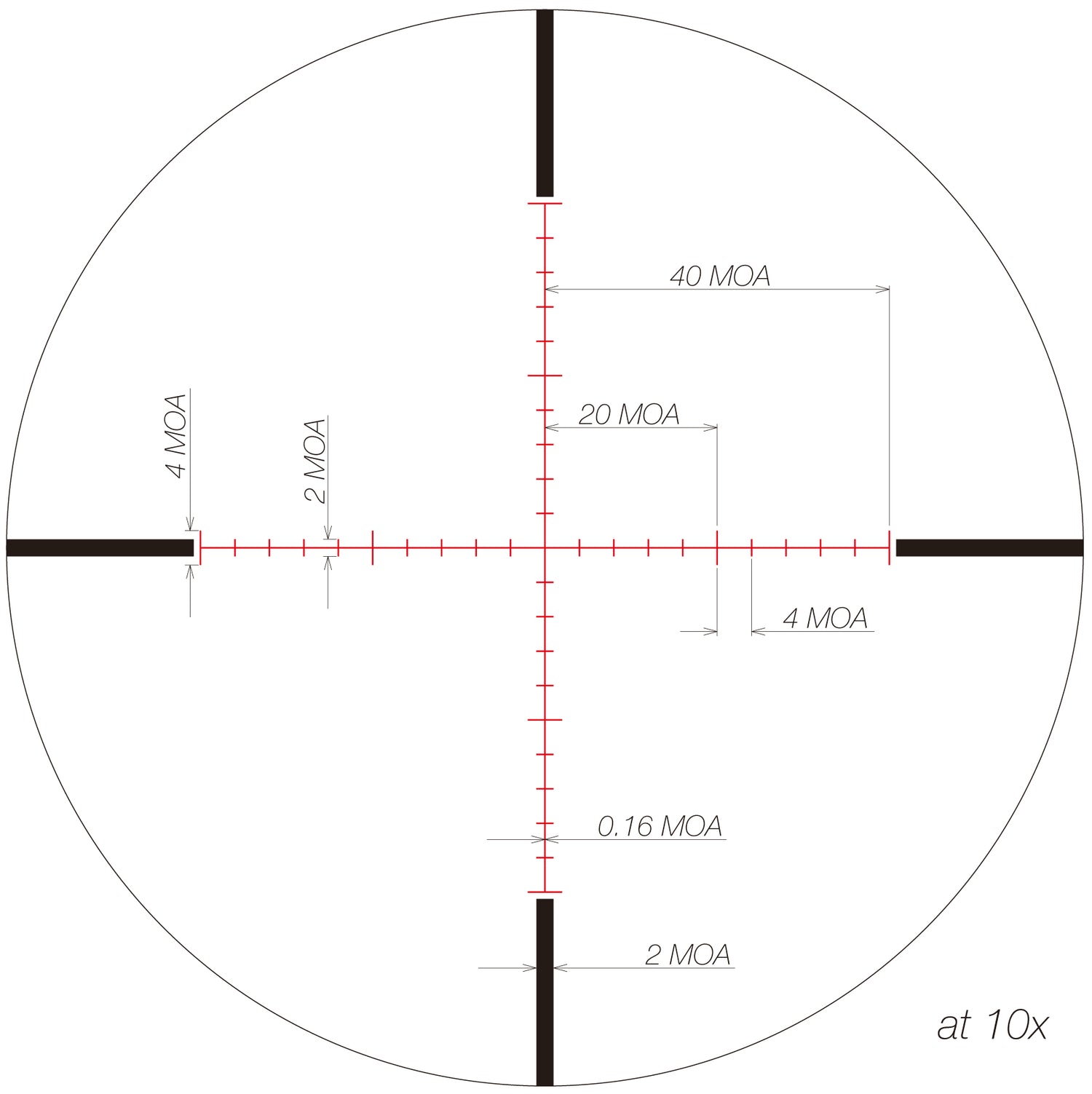 Tactical 2,5-25x52 SFP MOA Belyst