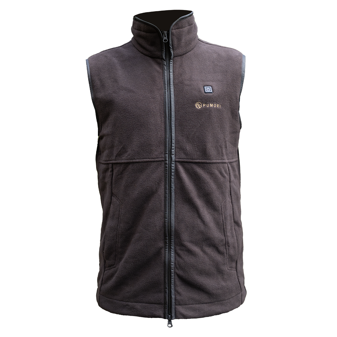 Pumori Fleece Värmeväst, inkl batteri