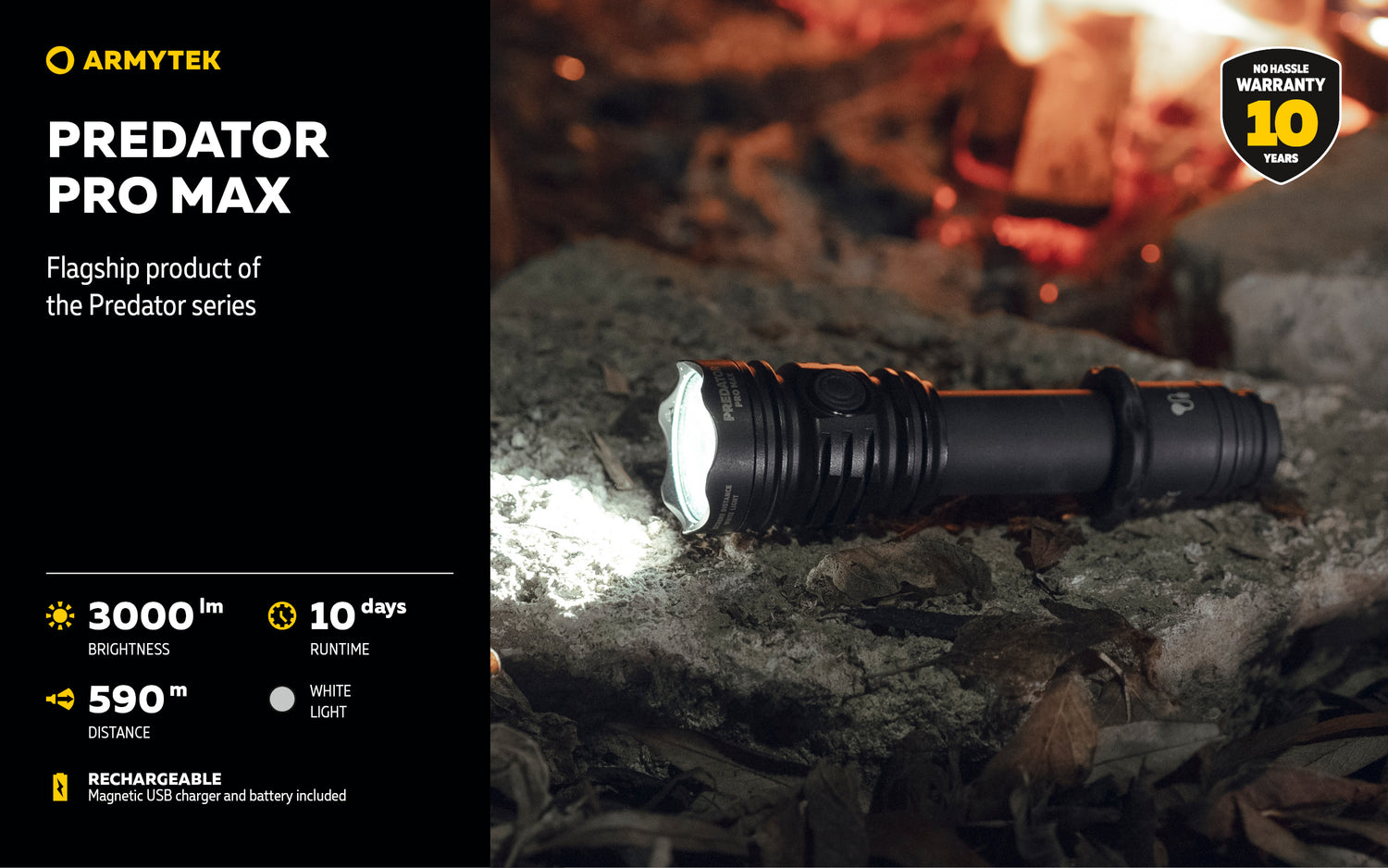 Predator Pro Max 3000 Lumen 590 meter